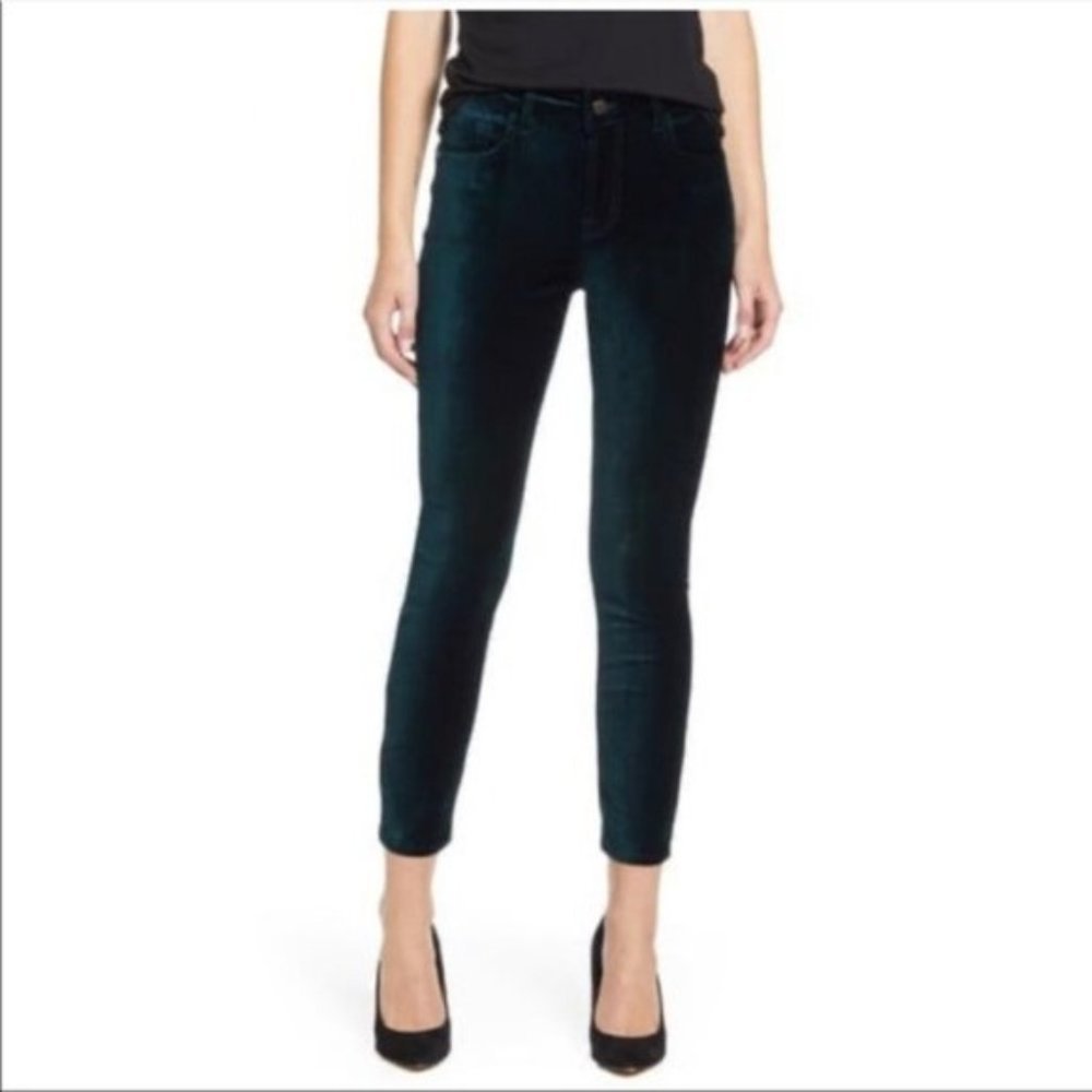 🎁 Jen7 By 7 For All Mankind Stretch Velvet Ankle - Picture 1 of 12